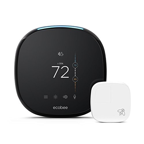 Ecobee4 Alexa-Enabled Thermostat with Sensor