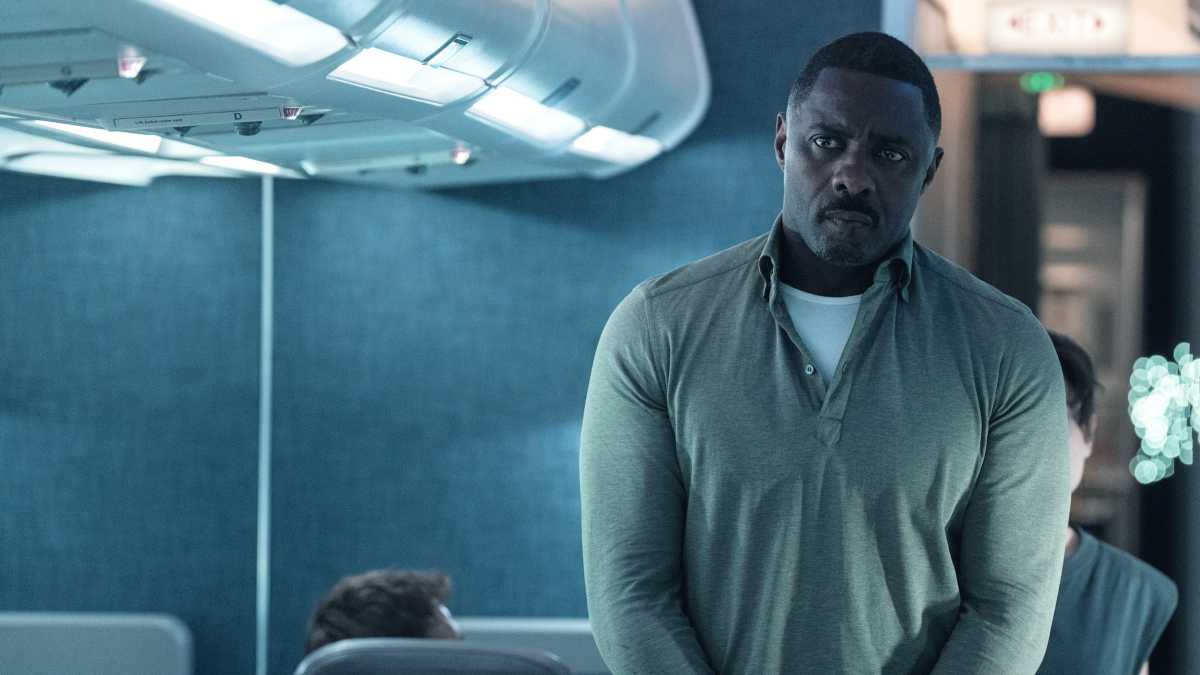 Idris Elba in the new miniseries Hijack.