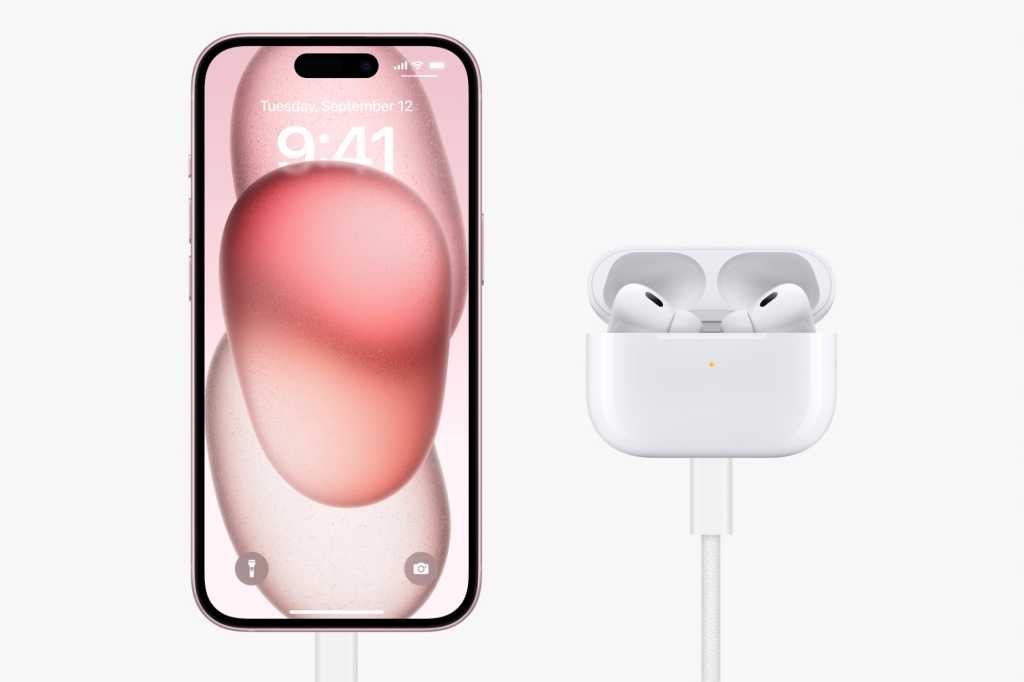 AirPods Pro 2 with USB-C charging case
