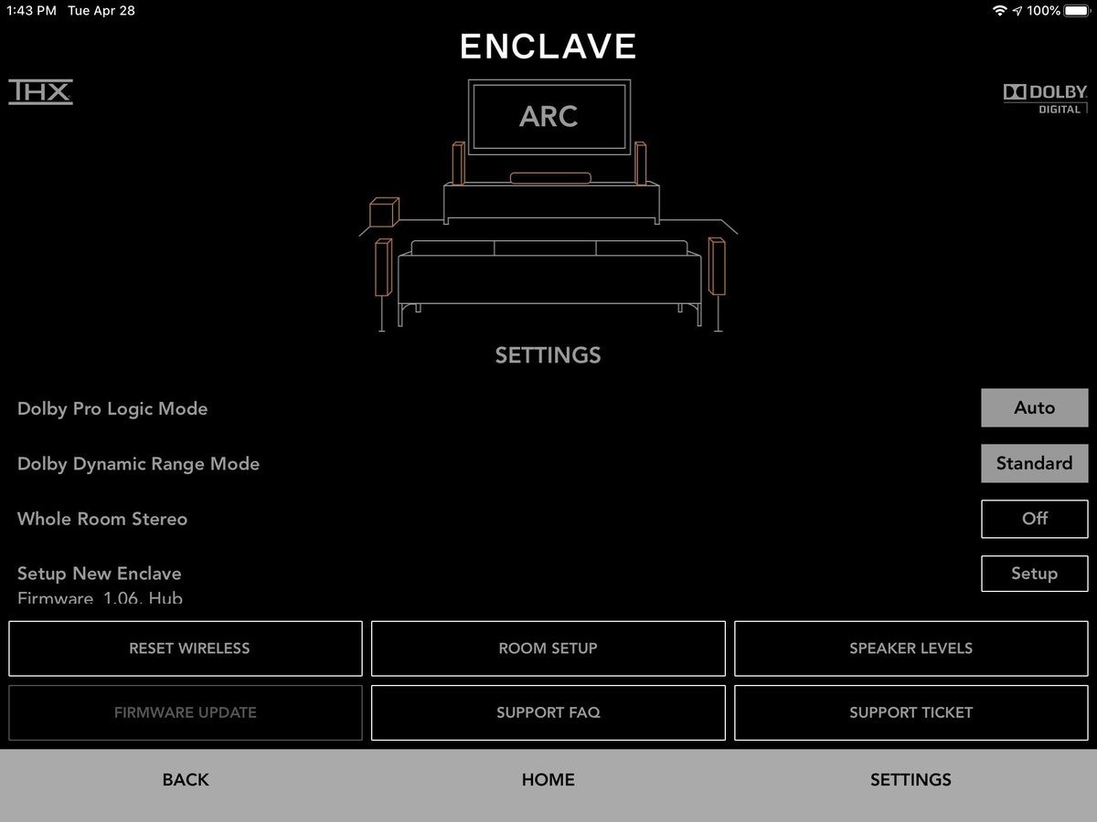 cinehome pro dolby pro logic mode