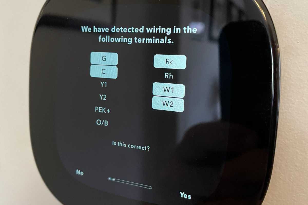 Ecobee Smart Thermostat Premium wiring confirmation