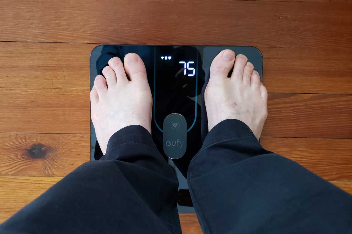 Eufy Smart Scale P2 Pro readout