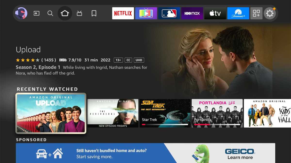 Fire TV banner ad