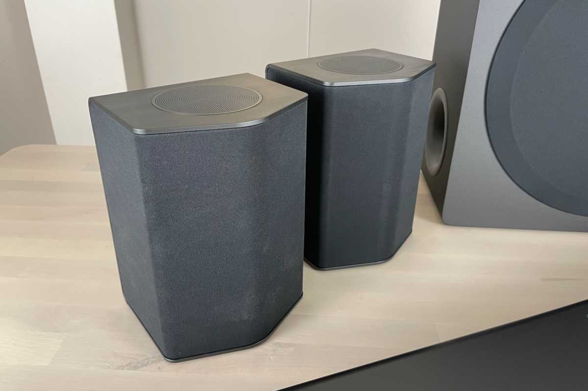 LG S95QR rear speakers