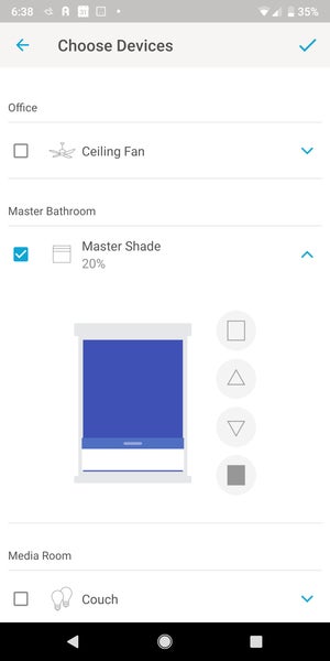 lutron app shade preset