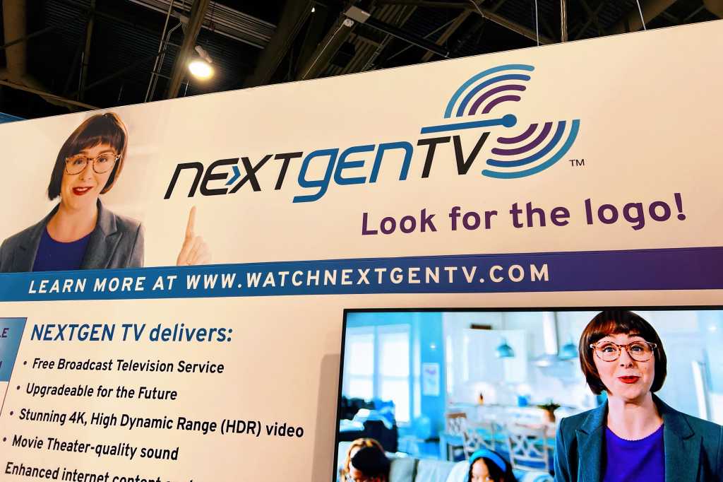 NextGen TV logo on display at CES