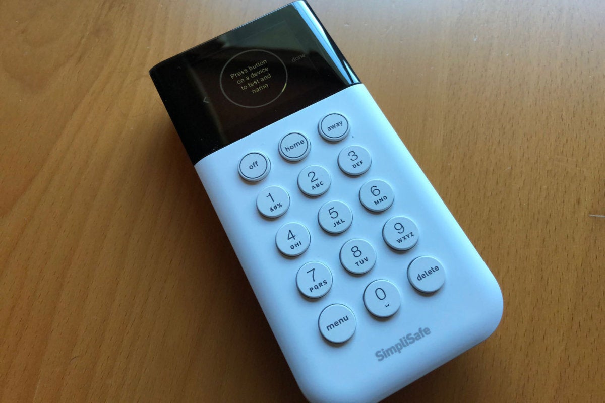 SimpliSafe keypad