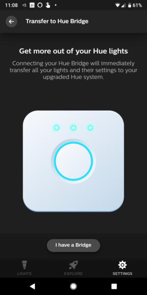 transfer hue bulbs from bt to bridge 0