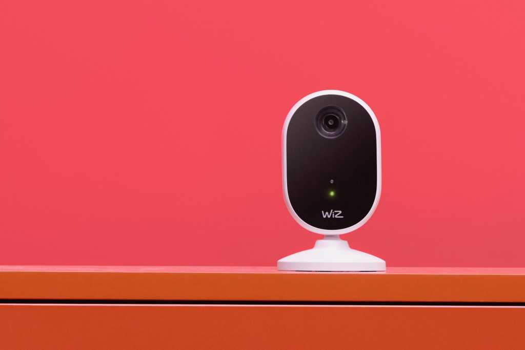 WiZ Indoor Camera on shelf