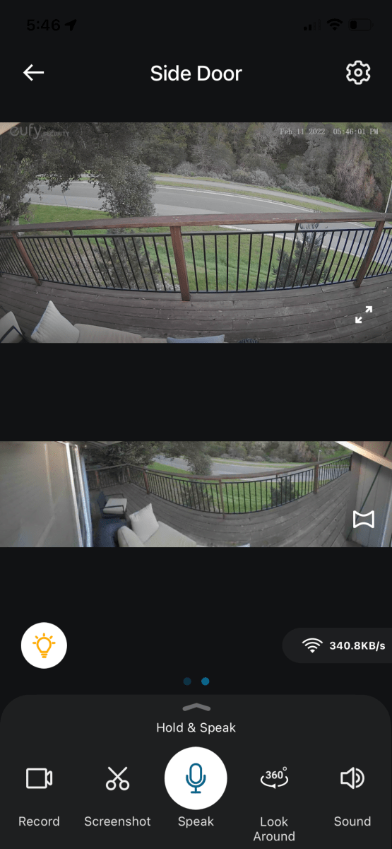 Eufy Floodlight Cam 2 Pro panorama