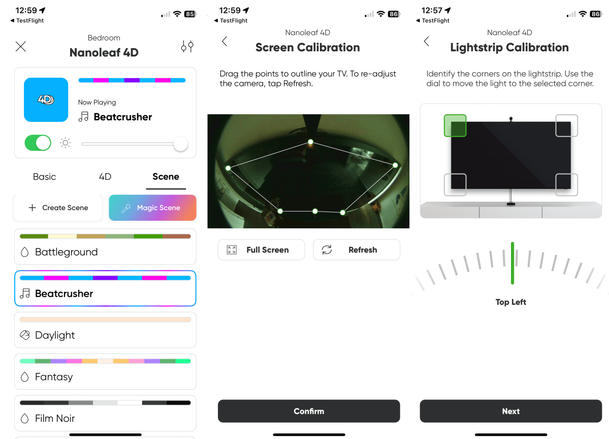 Nanoleaf app screenshot