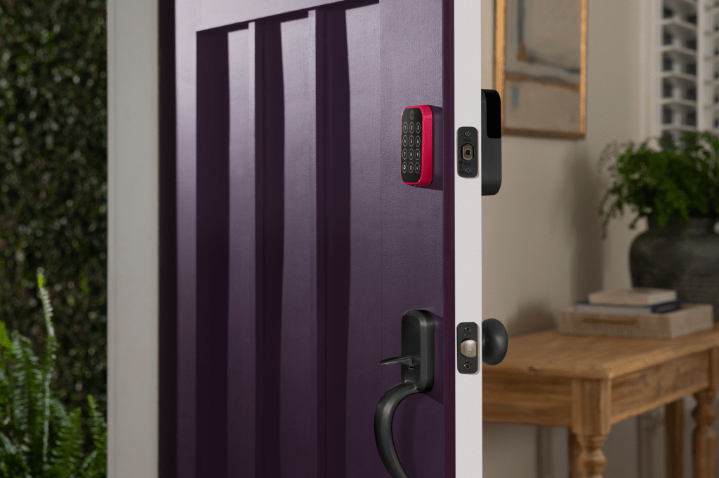 Yale x Pantone Assure Lock 2 installed on a door